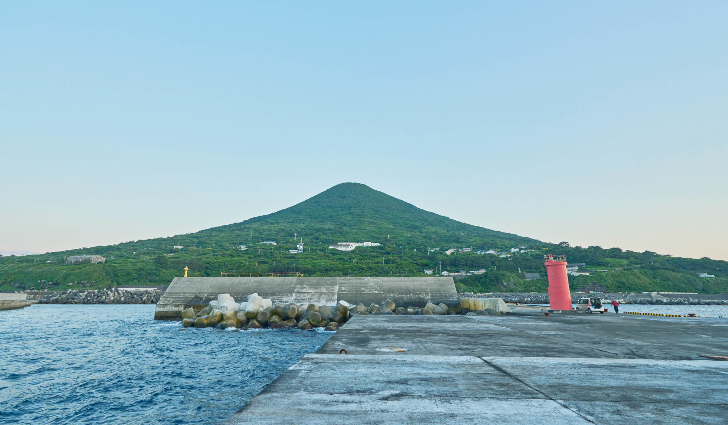 利島の風景